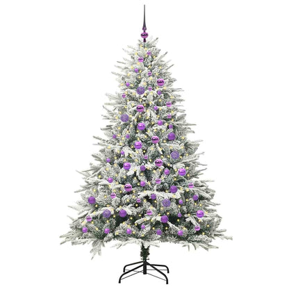 Artificial Pre-lit Christmas Tree with Ball Set Green 70.9