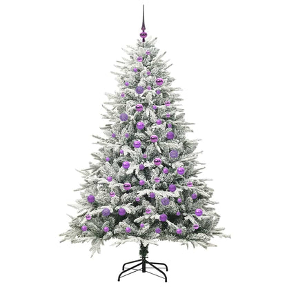 Artificial Pre-lit Christmas Tree with Ball Set Green 70.9