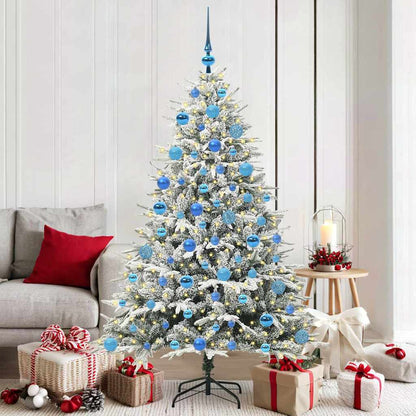Artificial Pre-lit Christmas Tree with Ball Set Green 70.9