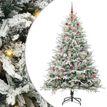 Artificial Pre-lit Christmas Tree with Ball Set Green 70.9