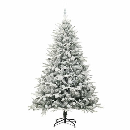 Artificial Pre-lit Christmas Tree with Ball Set Green 82.7