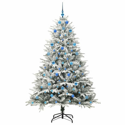 Artificial Pre-lit Christmas Tree with Ball Set Green 82.7