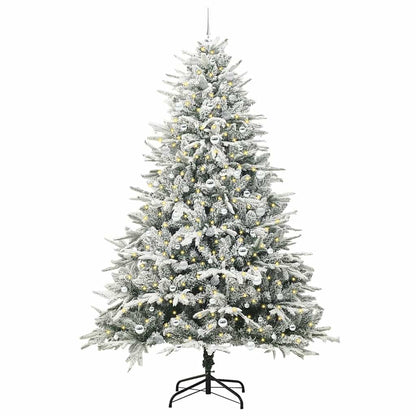 Artificial Pre-lit Christmas Tree with Ball Set Green 94.5