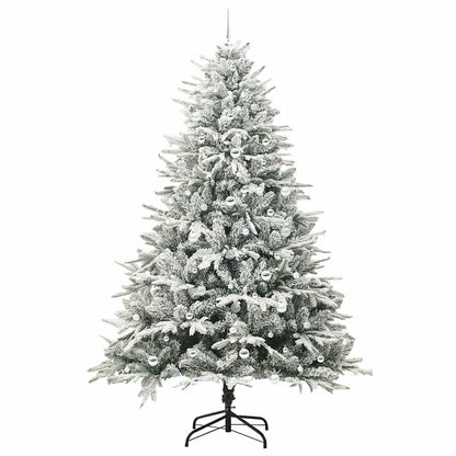 Artificial Pre-lit Christmas Tree with Ball Set Green 94.5