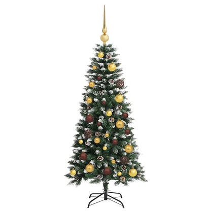 Artificial Christmas Tree with 150 LEDs Green 47.24 in