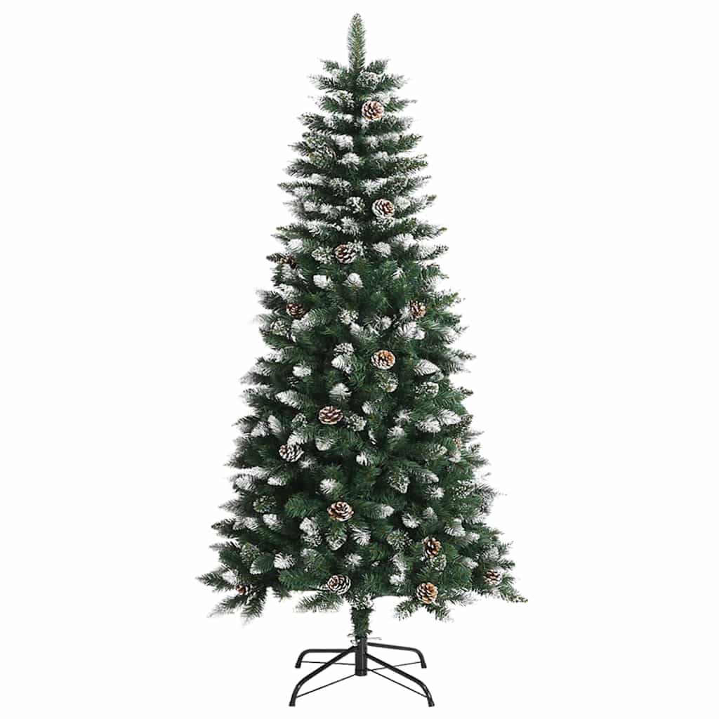Artificial Christmas Tree with 150 LEDs Green 47.24 in