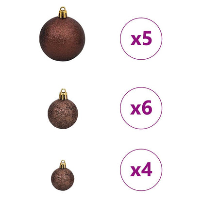 Artificial Christmas Tree with 150 LEDs Green 47.24 in