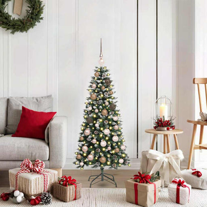 Artificial Christmas Tree with 150 LEDs Green 55 x 55 x 120 cm