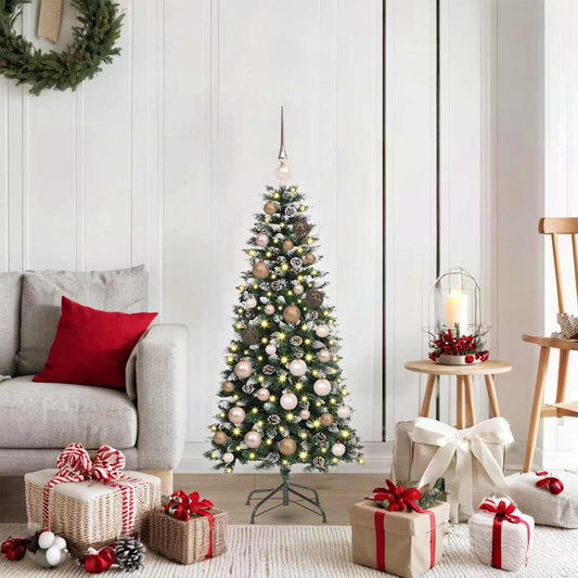 Artificial Christmas Tree with 150 LEDs Green 55 x 55 x 120 cm