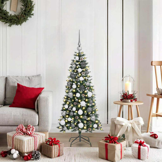 Artificial Christmas Tree with 150 LEDs Green 55 x 55 x 120 cm