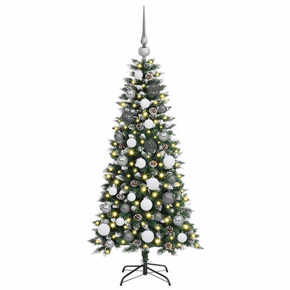 Artificial Christmas Tree with 150 LEDs Green 55 x 55 x 120 cm