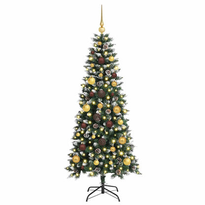 Artificial Christmas Tree with 150 LEDs Green 66 x 66 x 150 cm