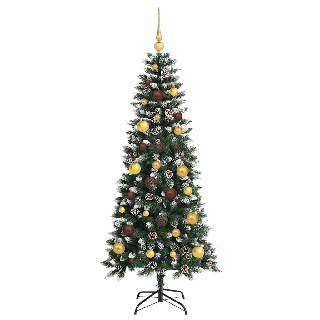 Artificial Christmas Tree with 150 LEDs Green 66 x 66 x 150 cm