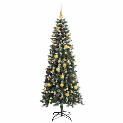 Artificial Christmas Tree with 300 LEDs Green 70.87 in