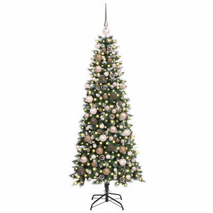 Artificial Christmas Tree with 300 LEDs Green 70.87 in