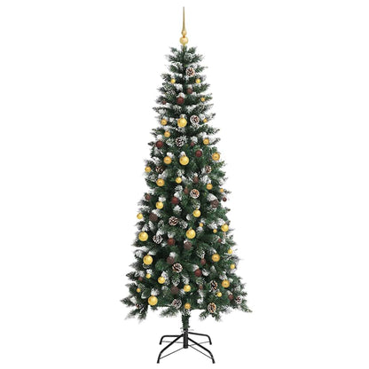 Artificial Christmas Tree with 300 LEDs Green 86 x 86 x 210 cm