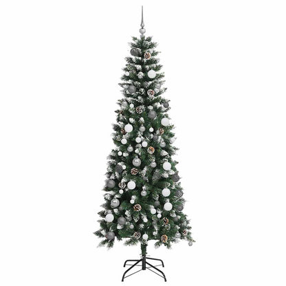 Artificial Christmas Tree with 300 LEDs Green 86 x 86 x 210 cm