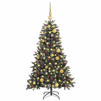 Artificial Christmas Tree with 150 LEDs Green 68 x 68 x 120 cm