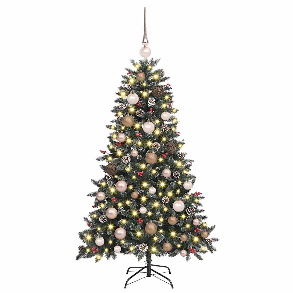 Artificial Christmas Tree with 150 LEDs Green 68 x 68 x 120 cm