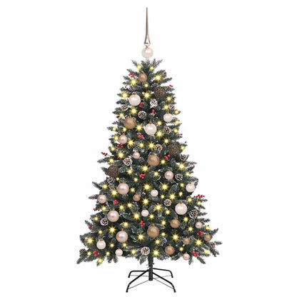 Artificial Christmas Tree with 150 LEDs Green 68 x 68 x 120 cm