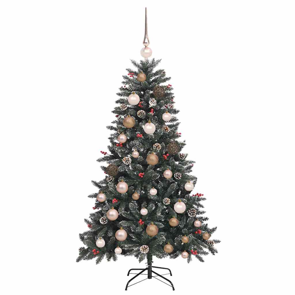 Artificial Christmas Tree with 150 LEDs Green 68 x 68 x 120 cm