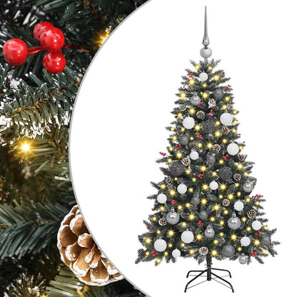 Artificial Christmas Tree with 150 LEDs Green 68 x 68 x 120 cm
