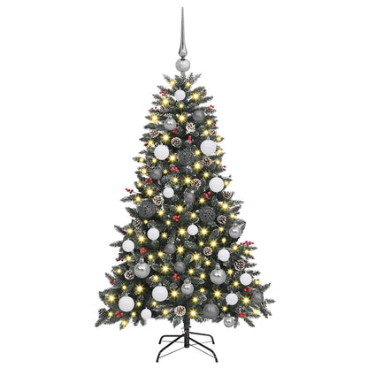 Artificial Christmas Tree with 150 LEDs Green 68 x 68 x 120 cm