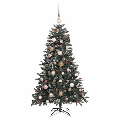 Artificial Christmas Tree with 150 LEDs Green 59.06 in