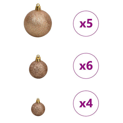 Artificial Christmas Tree with 150 LEDs Green 59.06 in