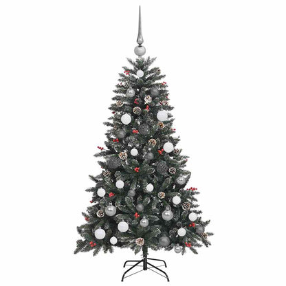 Artificial Christmas Tree with 150 LEDs Green 59.06 in
