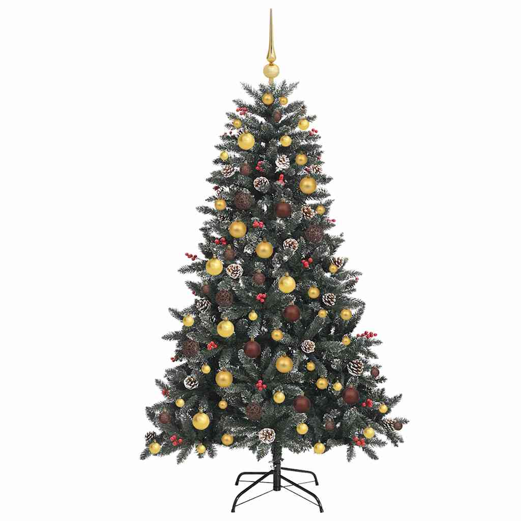 Artificial Christmas Tree with 300 LEDs Green 70.87 in