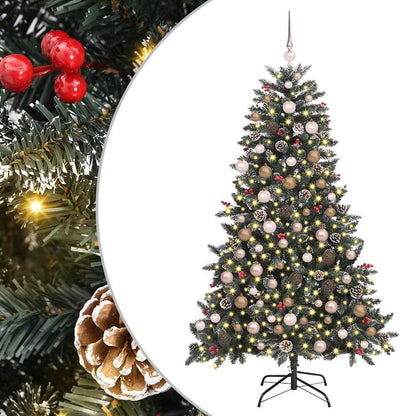 Artificial Christmas Tree with 300 LEDs Green 99 x 99 x 180 cm
