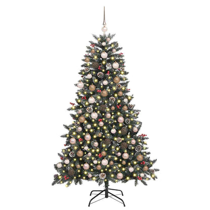 Artificial Christmas Tree with 300 LEDs Green 99 x 99 x 180 cm