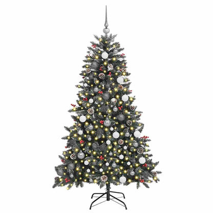 Artificial Christmas Tree with 300 LEDs Green 99 x 99 x 180 cm