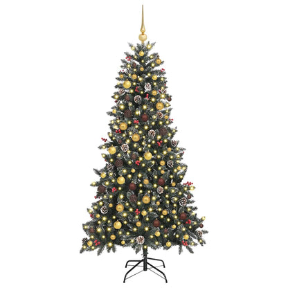 Artificial Christmas Tree with Stand Green 114 x 114 x 210 cm