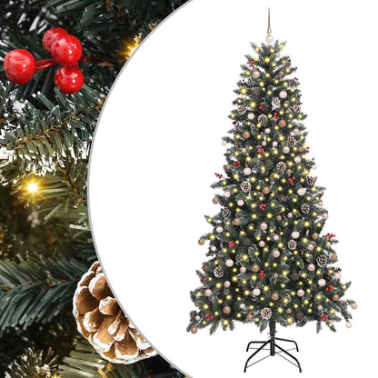 Artificial Christmas Tree with 300 LEDs Green 94.49 in
