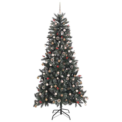 Artificial Christmas Tree with 300 LEDs Green 94.49 in