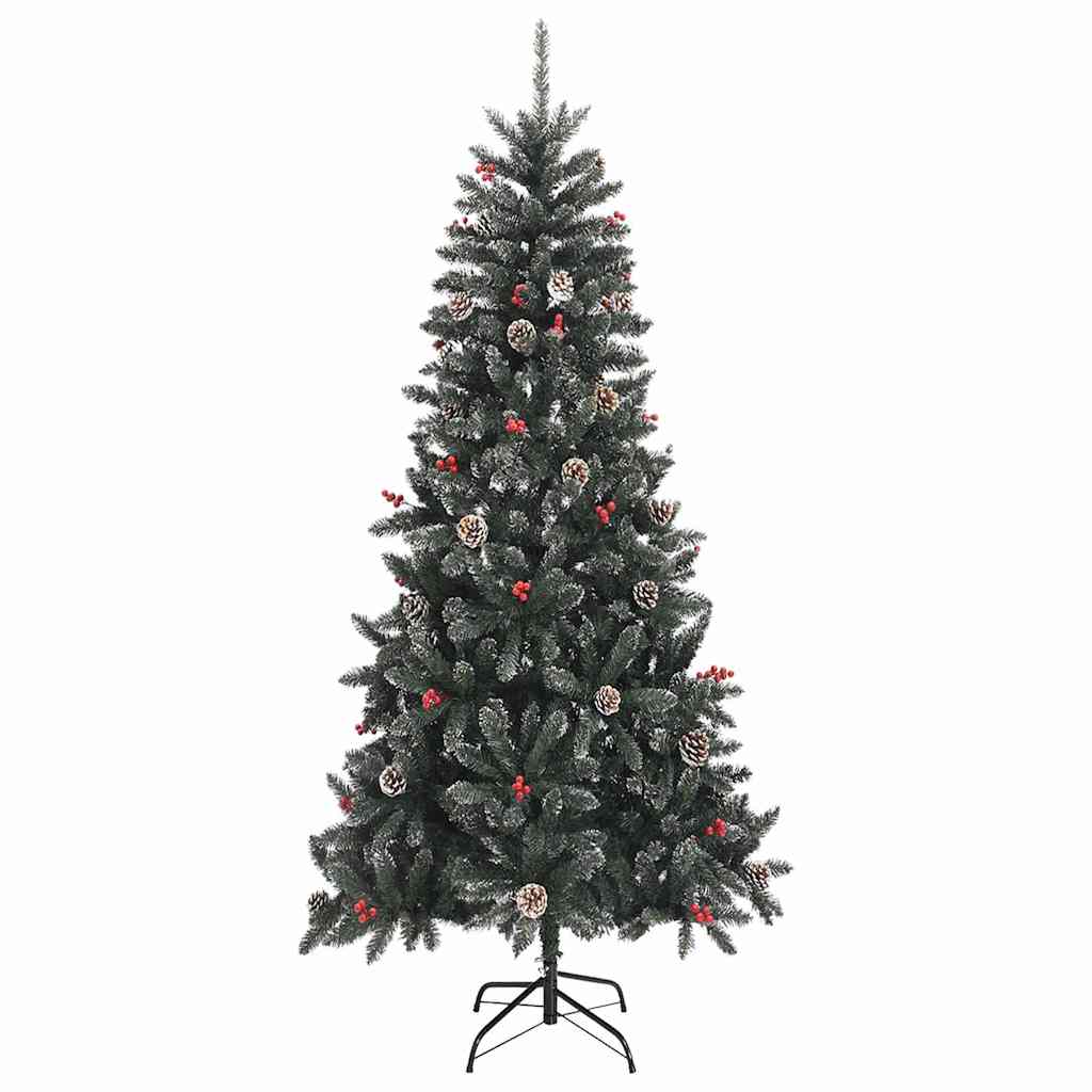 Artificial Christmas Tree with 300 LEDs Green 94.49 in