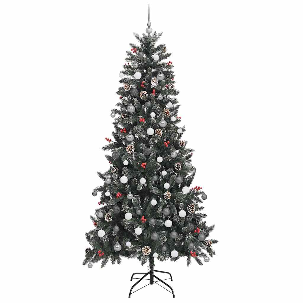 Artificial Christmas Tree with 300 LEDs Green 94.49 in