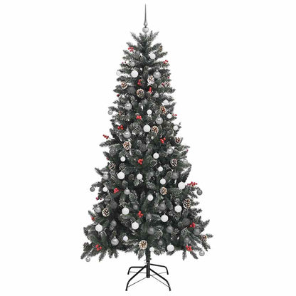 Artificial Christmas Tree with 300 LEDs Green 94.49 in