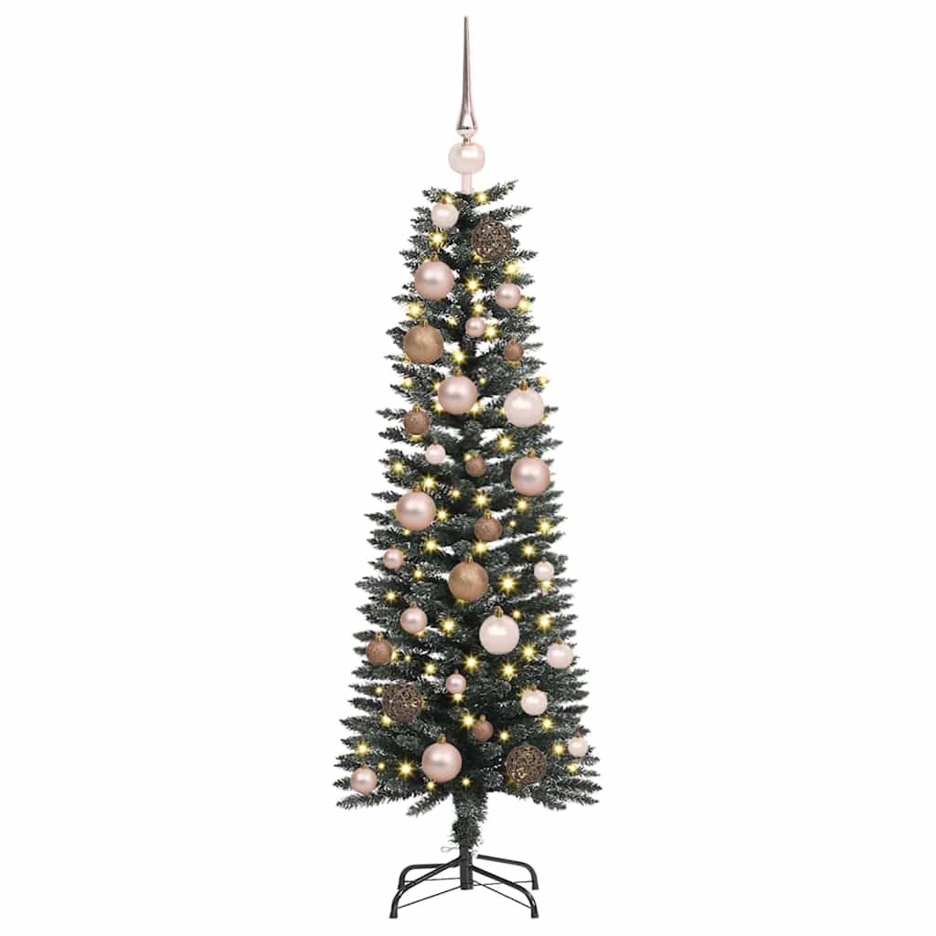 Artificial Christmas Tree with 150 LEDs Green 47.24 in