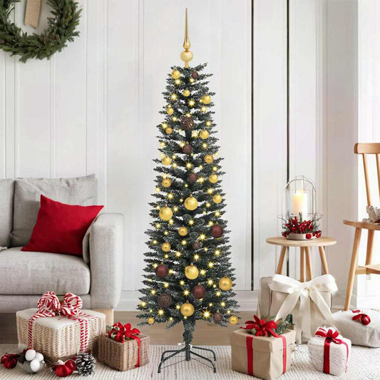 Artificial Christmas Tree with 150 LEDs Green 43 x 43 x 150 cm