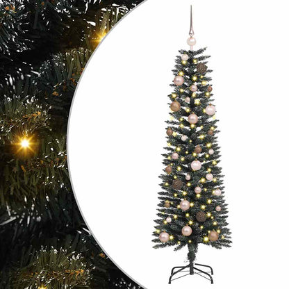 Artificial Christmas Tree with 150 LEDs Green 59.06 in
