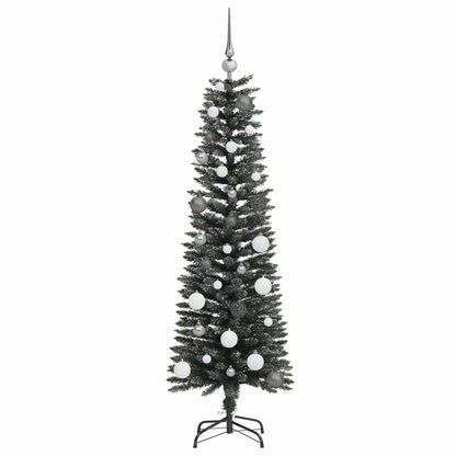 Artificial Christmas Tree with 150 LEDs Green 59.06 in