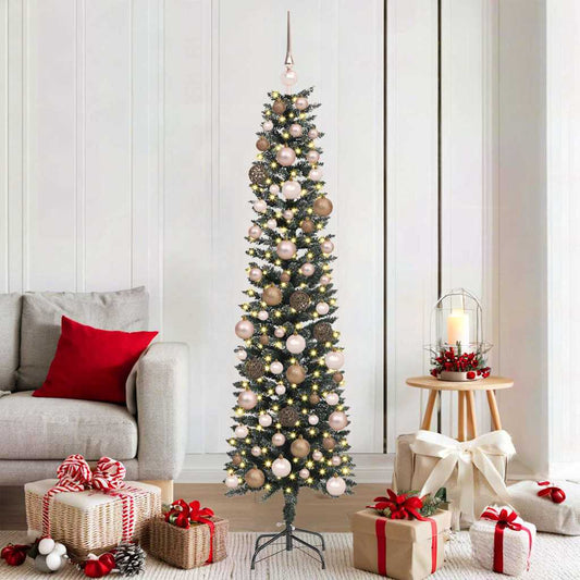 Artificial Christmas Tree with Stand Green 50.5 x 50.5 x 180 cm