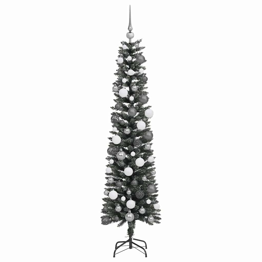 Artificial Christmas Tree with 300 LEDs Green 70.87 in