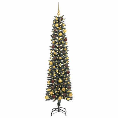 Artificial Christmas Tree with 300 LEDs Green 58 x 58 x 210 cm