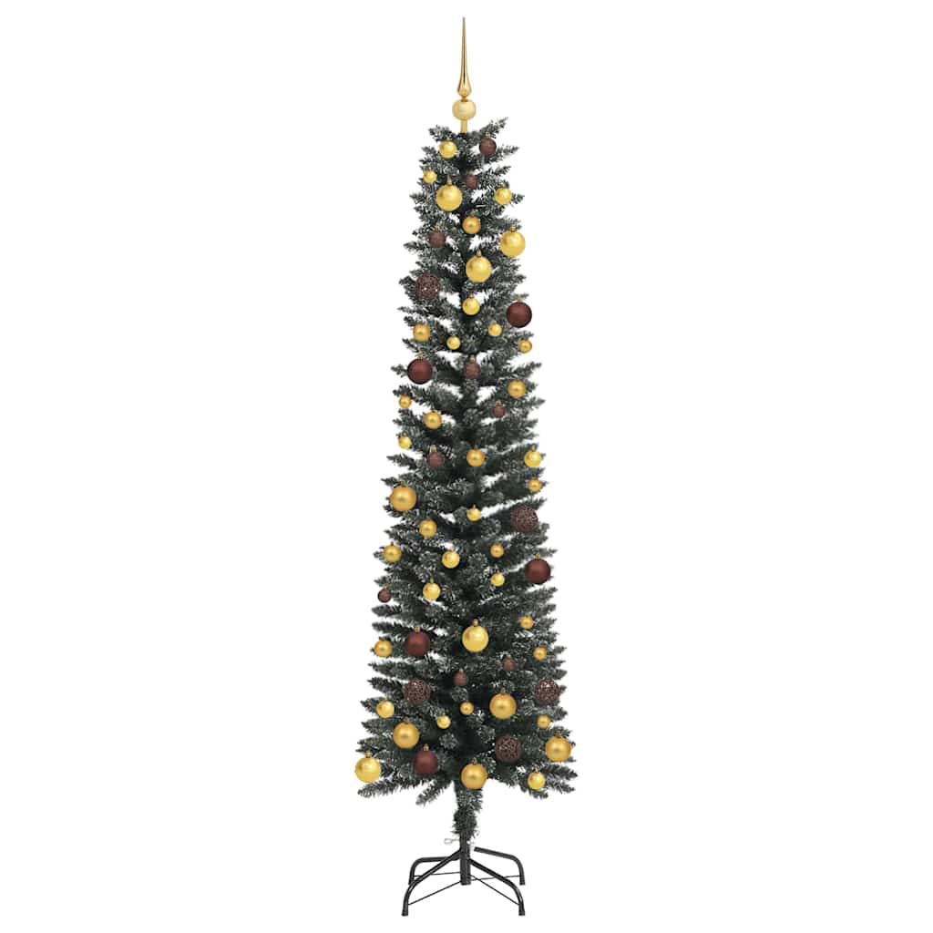 Artificial Christmas Tree with 300 LEDs Green 58 x 58 x 210 cm