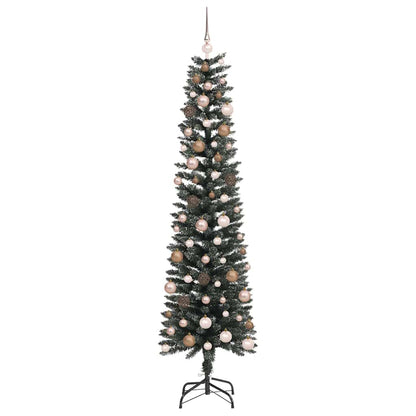 Artificial Christmas Tree with 300 LEDs Green 58 x 58 x 210 cm