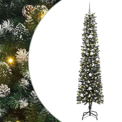 Artificial Christmas Tree with 300 LEDs Green 94.49 in